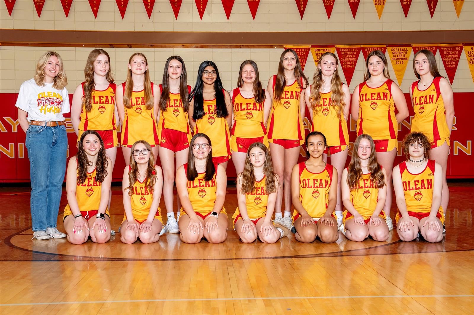 Girls Modified Track Team